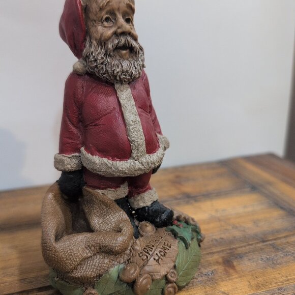 1995 Tom Clark "Santa's Home" Gnome Figure Retired Signed Cairns Studio - Picture 5 of 5